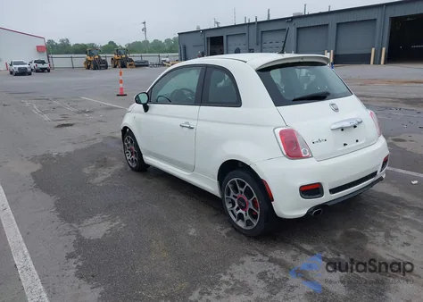 2014 Fiat 500 Sport z USA, uszkodzony, nr VIN 3C3CFFBR0ET194652